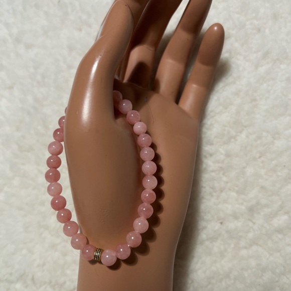 Bracelet 6mm Pink Salmon Coral - Picture 2 of 7